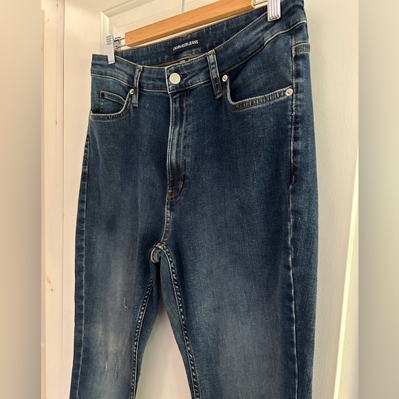CALVIN KLEIN High Rise Skinny Stretch Jeans - Picture 2 of 7